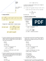 Problemas de Dinámica Relativista 2021