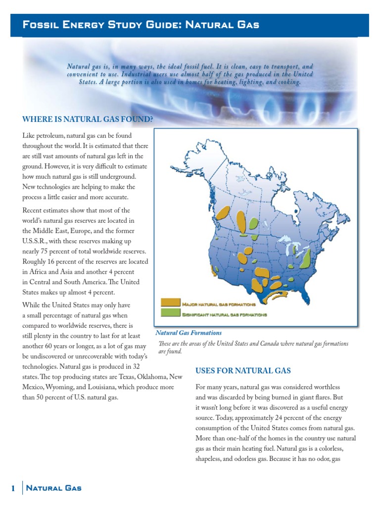 Overview of Natural Gas Uses and Sources | PDF | Natural Gas ...