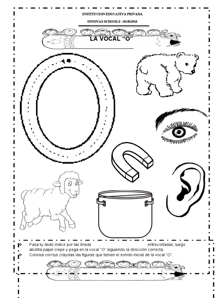 Actividades con la Vocal O | PDF