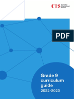CIS Grade 9 MYP Curriculum Guide 2022-2023