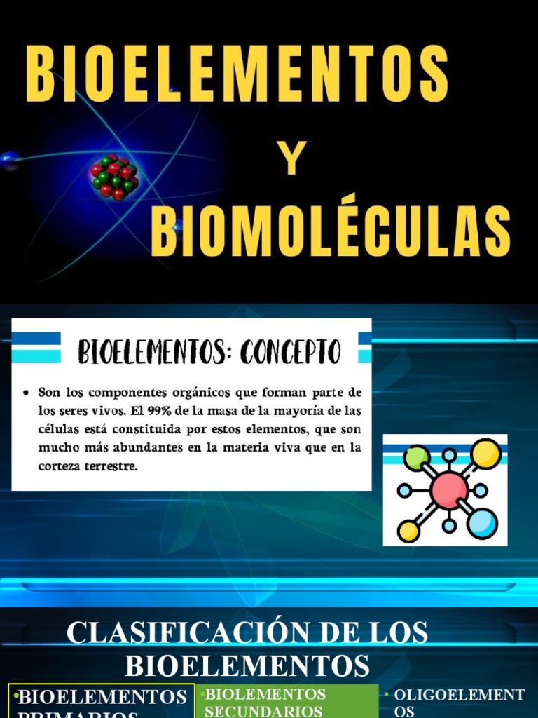 01 Los Bioelementos _ 407982593 Sesion de Aprendizaje Sobre ...