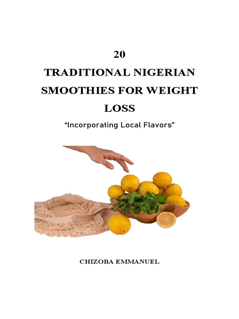 20 Traditional Nigerian Smoothies For Weight Loss PDF