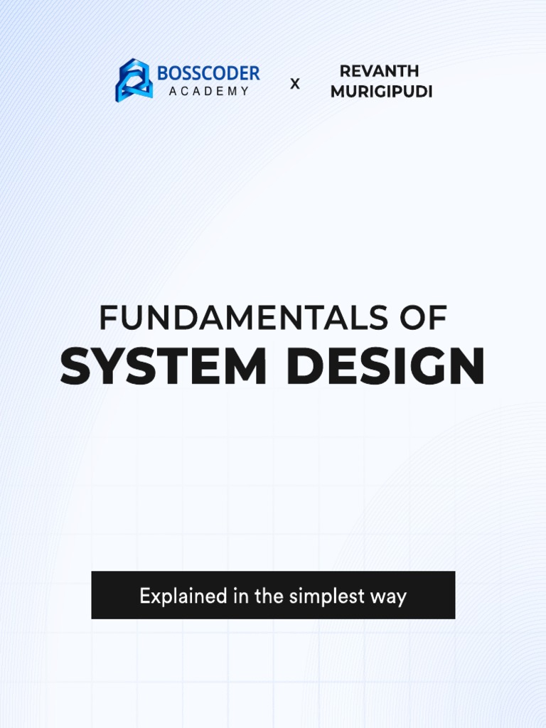Fundamentals System Design PDF