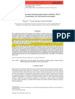 9.0 Conditional spectrum-based ground motion selection Part I