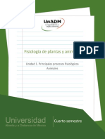 Unidad1 Principalesprocesosfisiologicosanimales