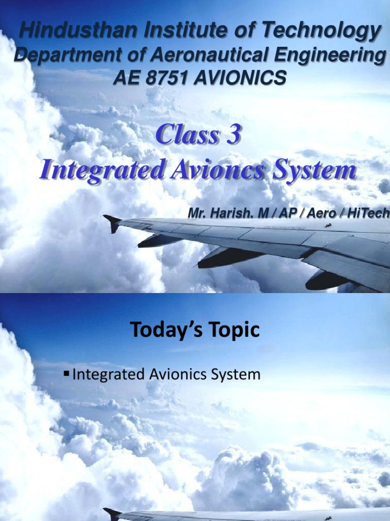 Class 3 & 4 Integrated Avionics System PDF