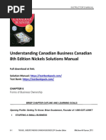 Understanding Canadian Business Canadian 8th Edition Nickels Solutions Manual Download