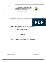 UG - B.Sc. - Computer Science - DATA STRUCTURES AND ALGORITHMS-13033