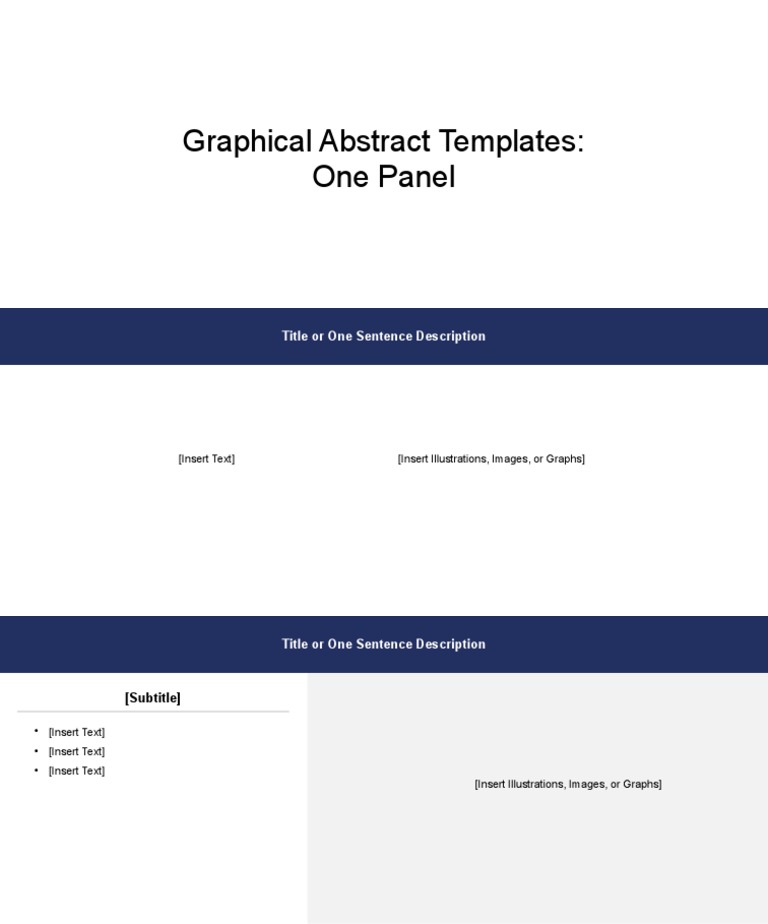 Graphical Abstract Templates Overview | PDF | Graphics | Computing
