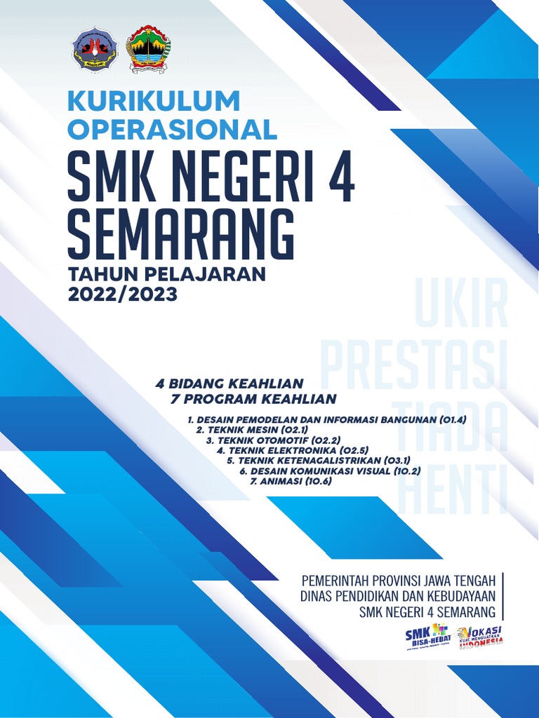 Jurusan dan Kurikulum SMK 4 Semarang | PDF | Karier & Perkembangan