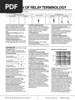 Relay Definitions and Terminology Guide | PDF | Relay | Switch
