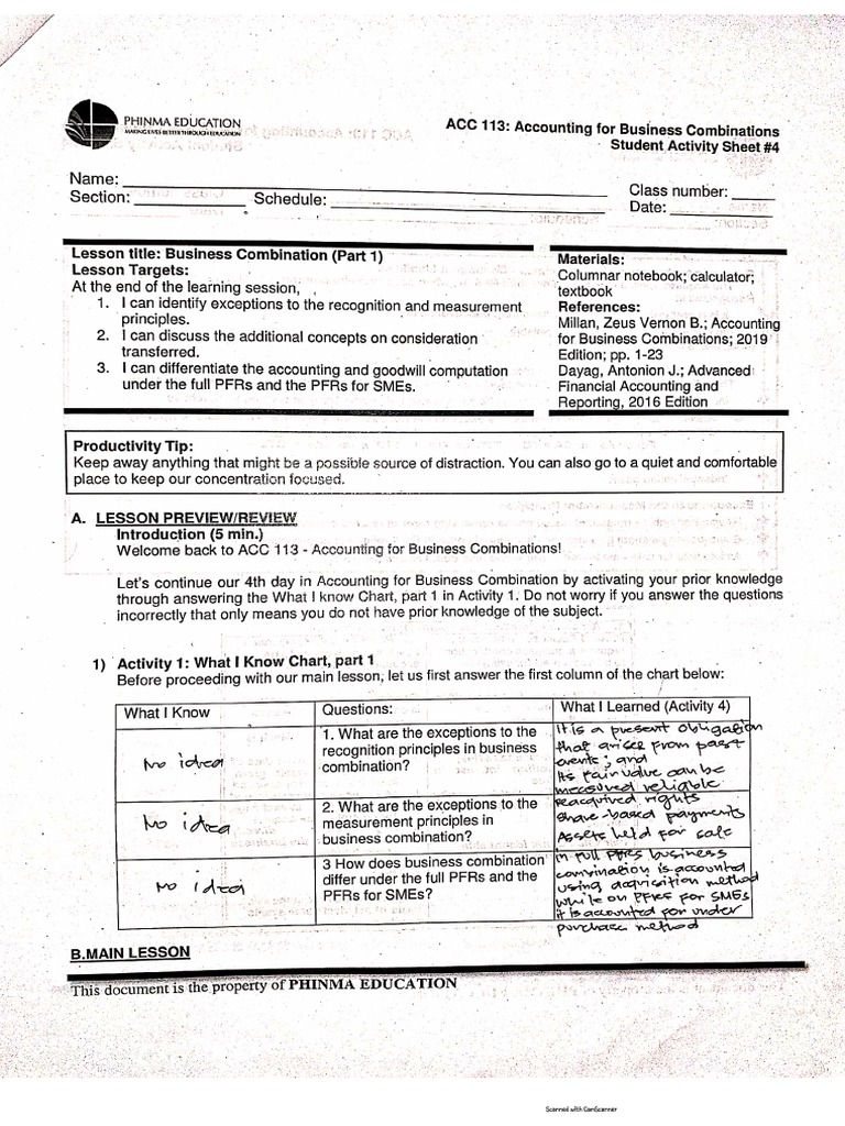 Acc 113 | PDF