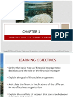 Chapter 1 PPT - Fundamentals of Corporate Finance 13e