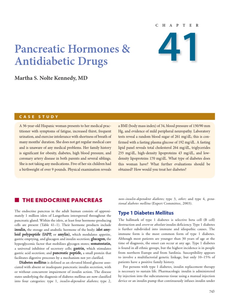 Antidiabetic Drugs | PDF | Pancreas | Insulin