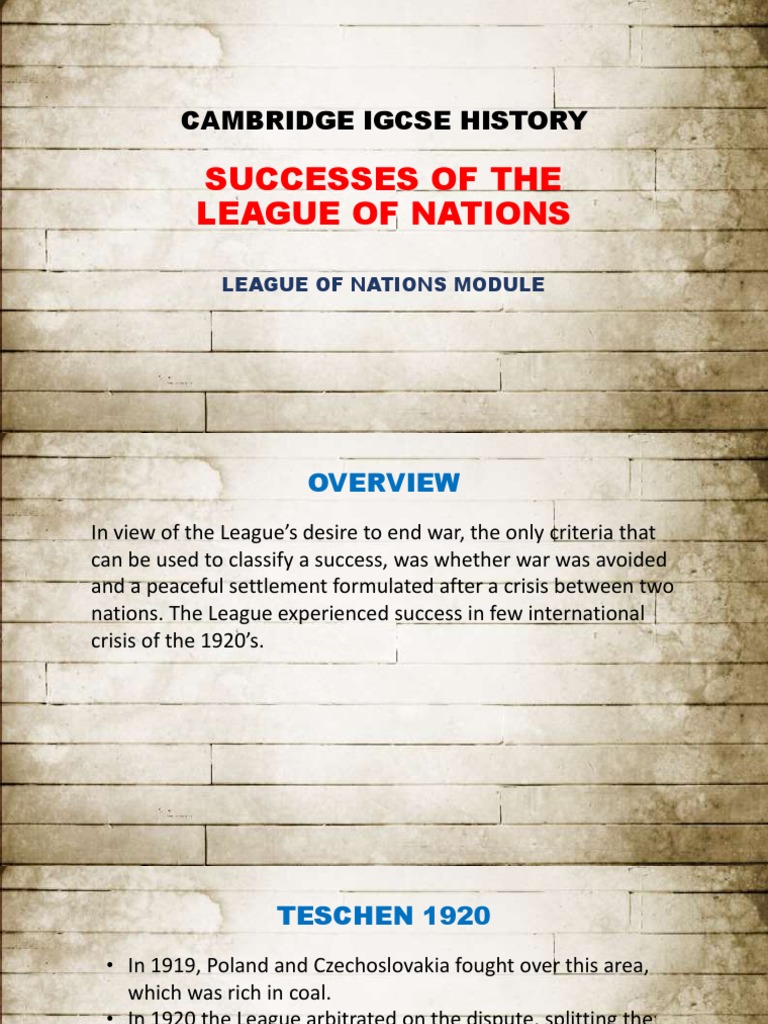 League Of Nations Success Pdf League Of Nations Yugoslavia
