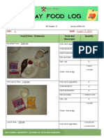 Mungcal - 7TPE1 - 4 Day Food Log