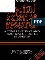 A Handbook of Social Science Research (Gary D. Bouma G. B. J. Atkinson)