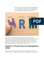 Human Resource Management