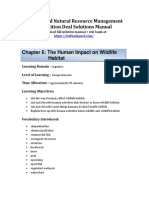 Wildlife and Natural Resource Management 4th Edition Deal Solutions Manual Download