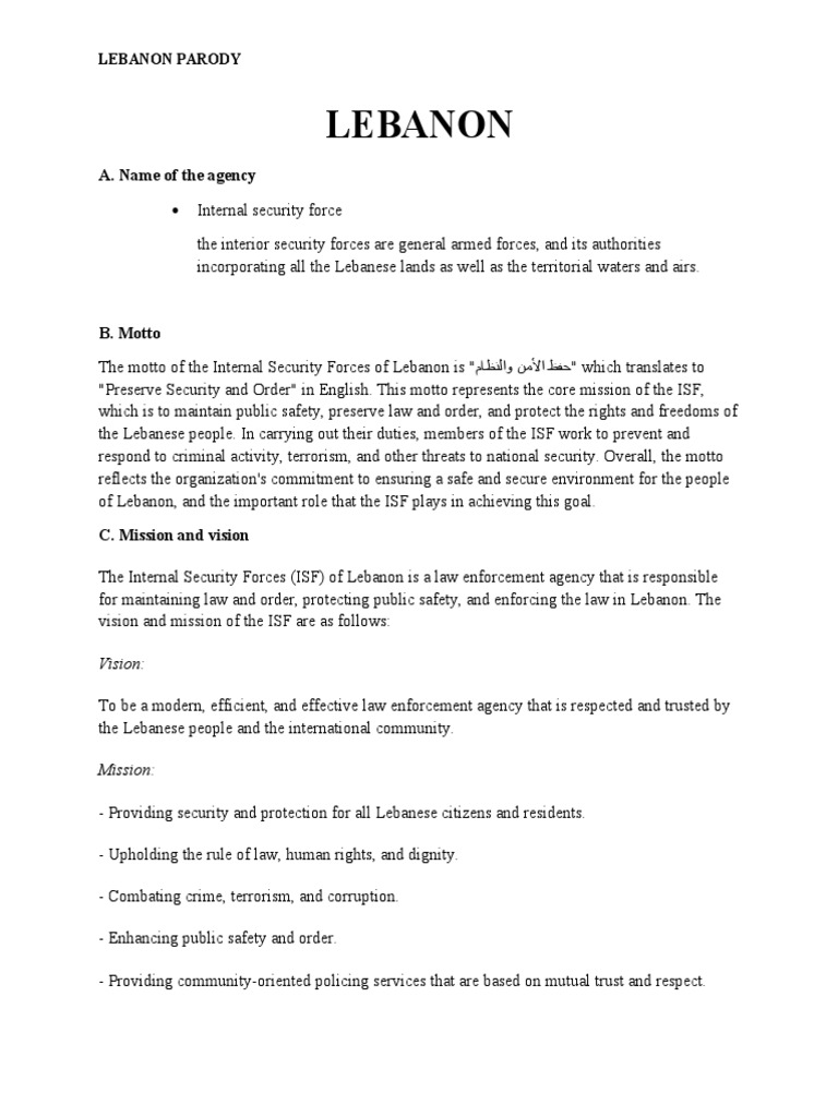 15 Lebanon | PDF