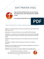 Prayer Vigil 1-5-18