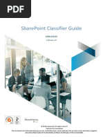 SharePoint Classifier Guide