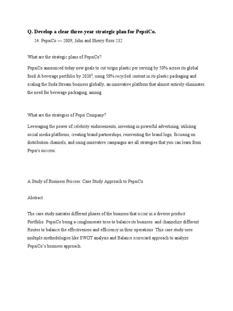q-develop-a-clear-three-year-strategic-plan-for-pepsico-pdf-pepsi