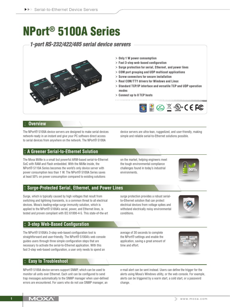 Nport 5130a | PDF | Microsoft Windows | Computer Engineering