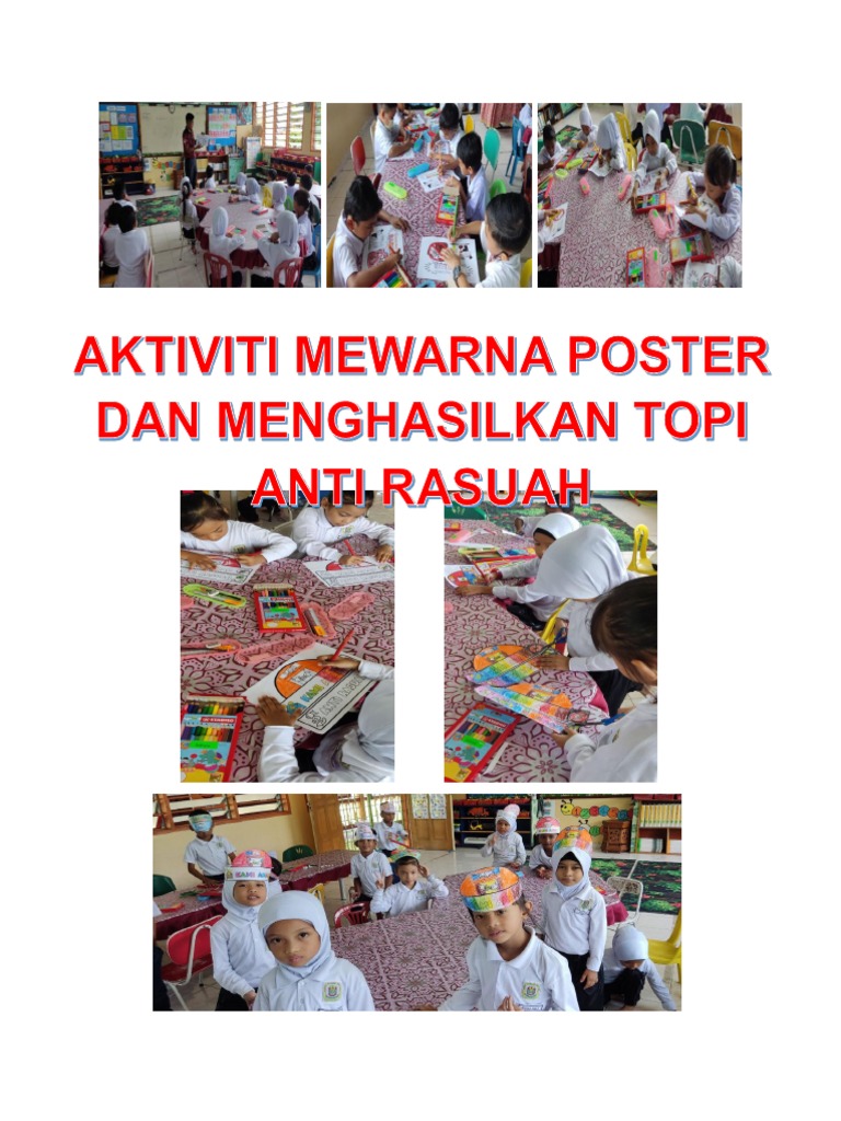 Laporan Gambar Mewarna Dan Topi Anti Rasuah | PDF