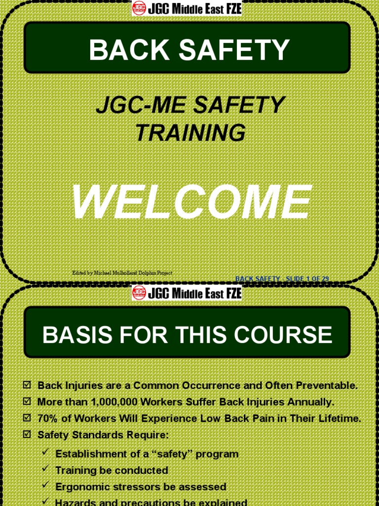 Back Safety PDF Occupational Safety And Health Human Factors And Ergonomics