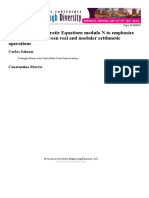 Constructing Quadratic Equations Modulo N To Emphasize The Differences Between Real and Modular Arithmetic Operations