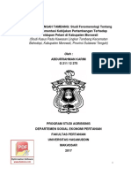 Studi Kasus Pada Kawasan Lingkar Tambang Kecamatan Bahodopi, Kabupaten Morowali, Provinsi Sulawesi Tengah