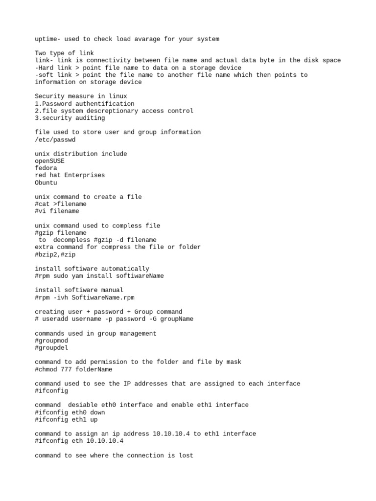 Linux Code | PDF