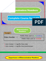 Dimensionless Numbers in Chemical Engineering For GATE - 3