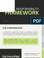 Social Responsibility Framework Reported by Miss Trixie Abellera and Dariel Pecaña