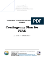 Contingency Plan (Fire, Earthquake, Covid-19, Typhoon and Floods)