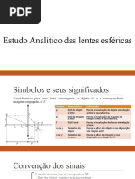 Estudo Analítico Das Lentes Esféricas