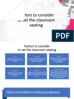 Classroom Seating Arrangement
