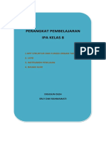 Perangkat Pembelajaran Ipa Kelas 8: 1.Rpp Struktur Dan Fungsi Organ Tanaman 2. LKPD 3. Instrumen Penilaian 4. Bahan Ajar