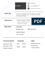 Abu-Abu Minimalist Resume