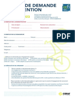 Dossier de Demande de Subvention: Date de Dépôt: Montant de La Subvention: #De Dossier: Observation(s)