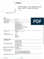 Easergy MiCOM P54x - P543 - M - J