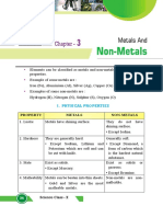 Metals and Non Metals - Notes