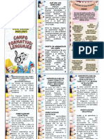 Triptico Campo Formativo Lenguaje