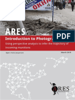 Introduction To Photogrammetry Using Perspective Analysis To Infer The Trajectory