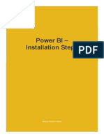 Power BI - Installation Steps