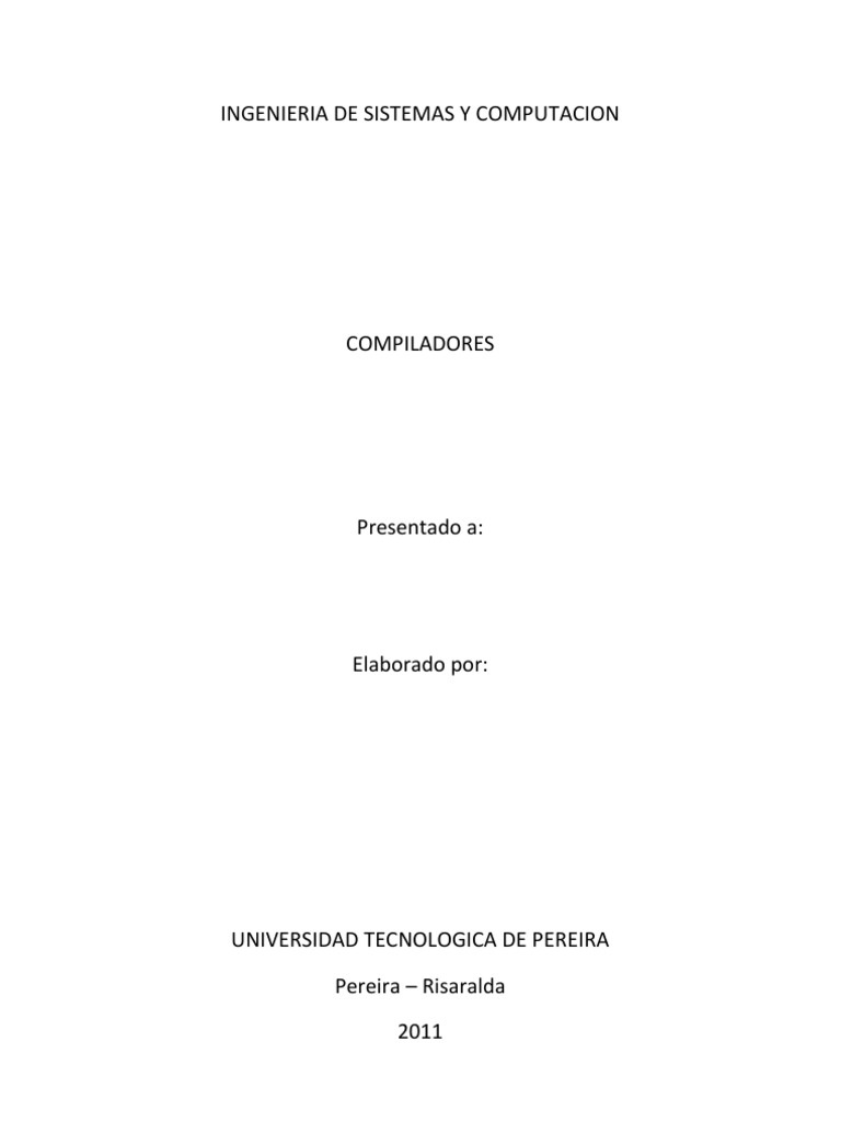 Análisis Léxico en Compiladores Java | PDF | Expresión regular ...