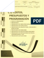 PRESUPUESTO - COCHA