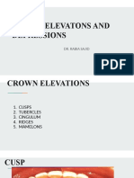 Crown Elevatons and Depressions