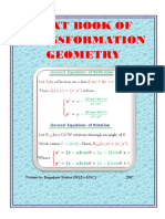 Lecturenote 418728295text Book of Transformation Geometry